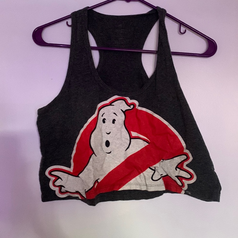 joe boxer ghostbusters crop top sleep pj